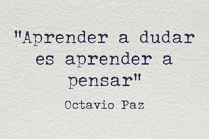 sentence of Octavio Paz
