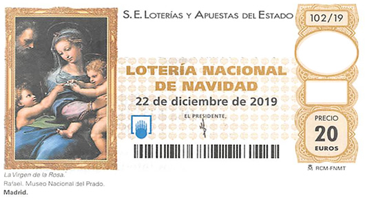 Spanish Christmas lottery tenth