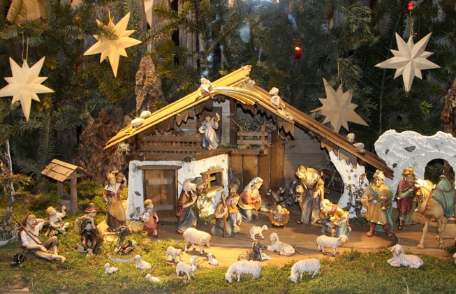 Typical Spanish Christmas decoration: el Belen