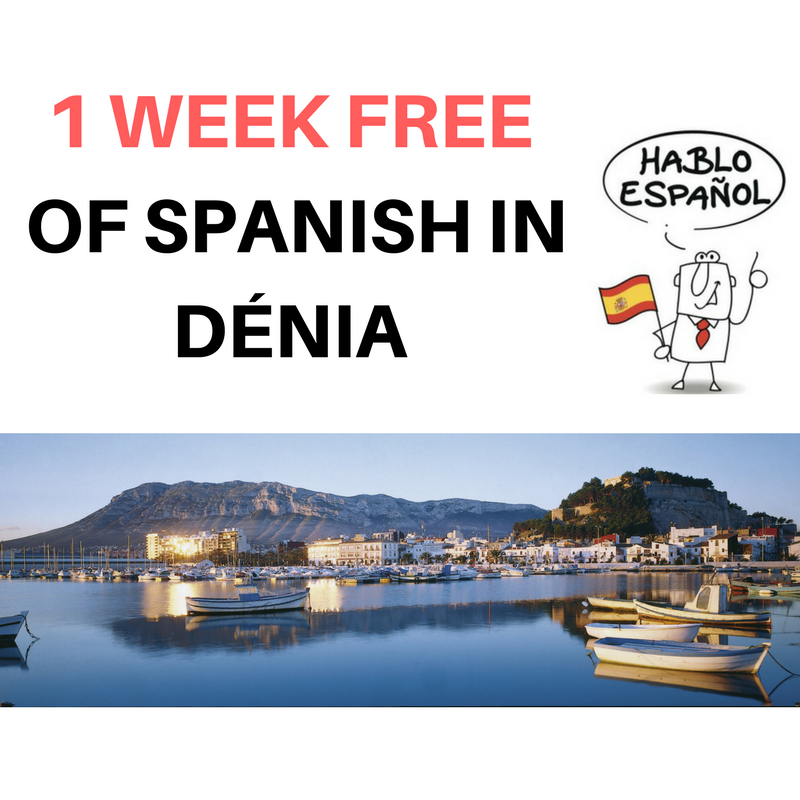 One Week Free Spanish Course Denia