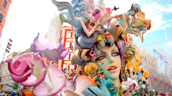 denia fallas in spain