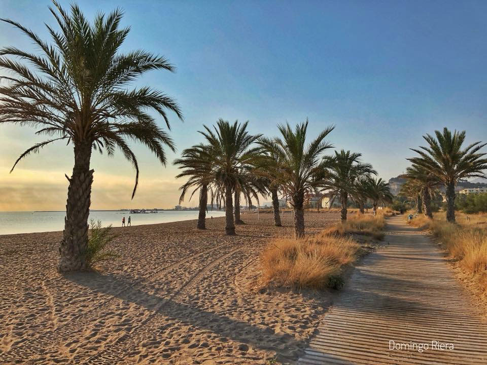 denia sandy beach in Spain