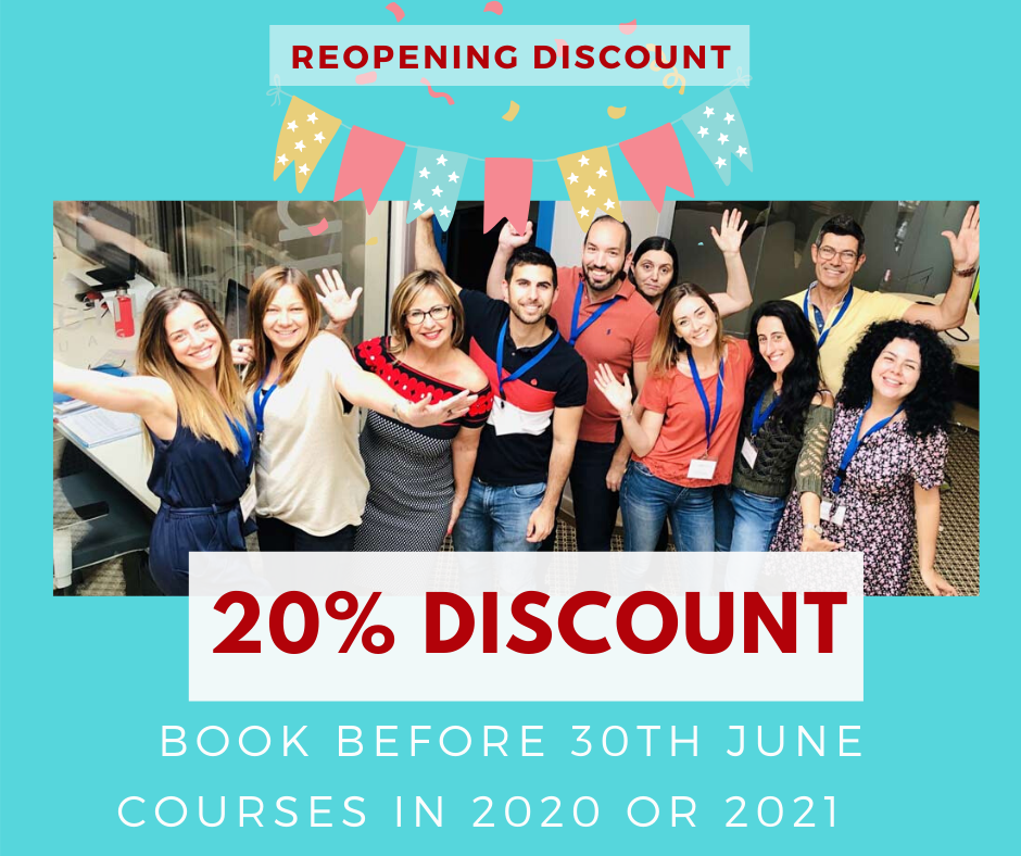 Discount on Spanish courses booked before 30th June