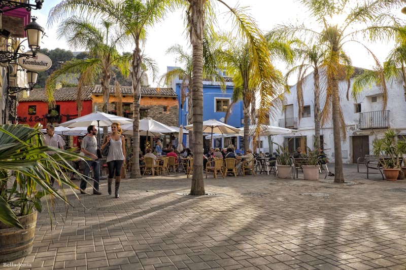 Beautiful terraces to enjoy while learning Spanish in Denia