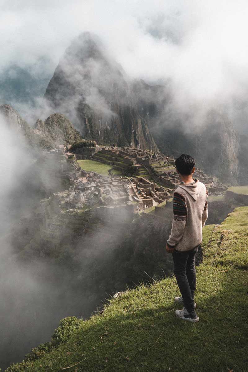 Boy in Machu PIcchu