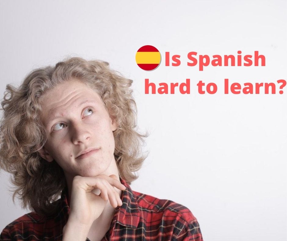 Junge fragt sich: Ist Spanisch schwer zu erlernen?