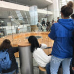 School group in the city of Arts in Valencia, Spain