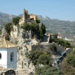 Zamek w Castell de Guadalest w Hiszpanii