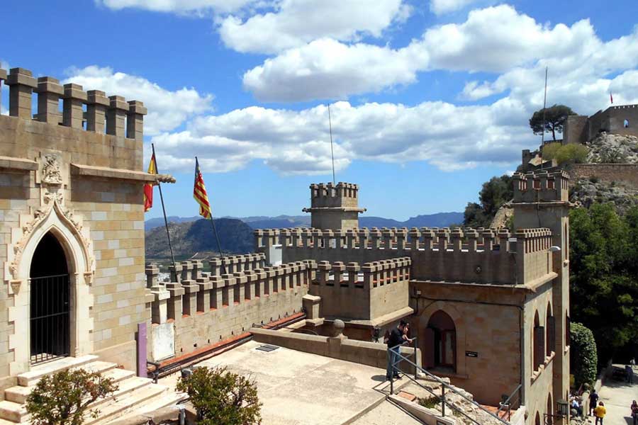 Zamek Jativa w Hiszpanii