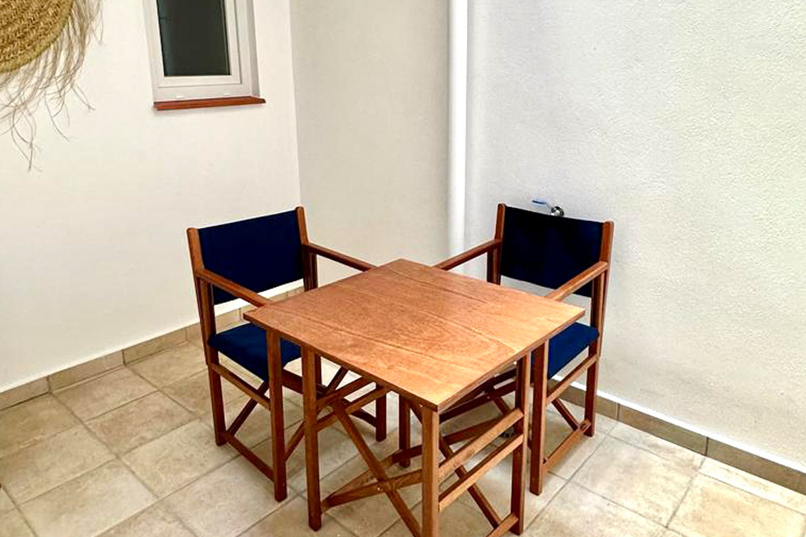 Patio of the sharedhouse for students