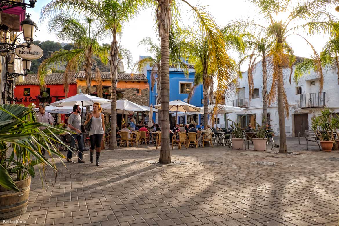 Denia's Square San Antonio, in Spain