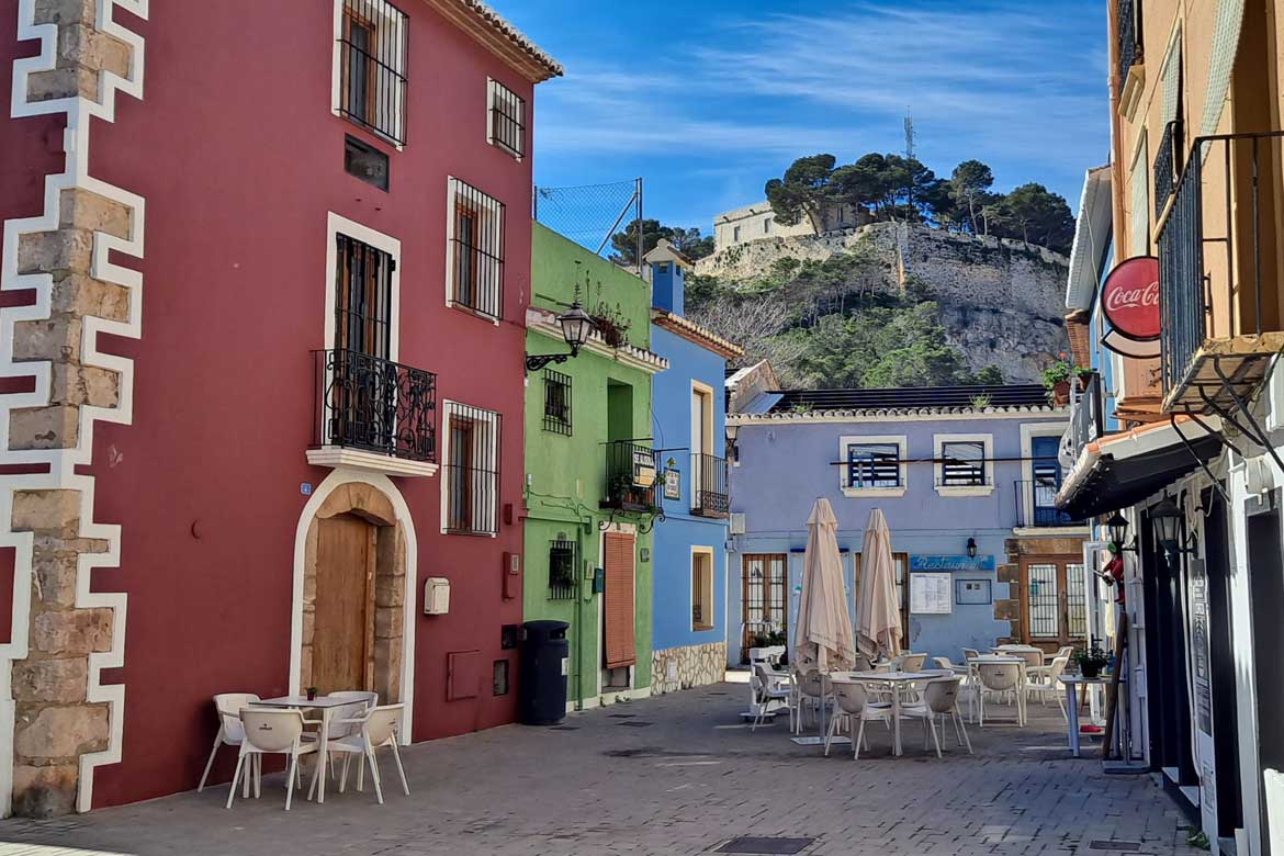 Denia's Square, in Spain