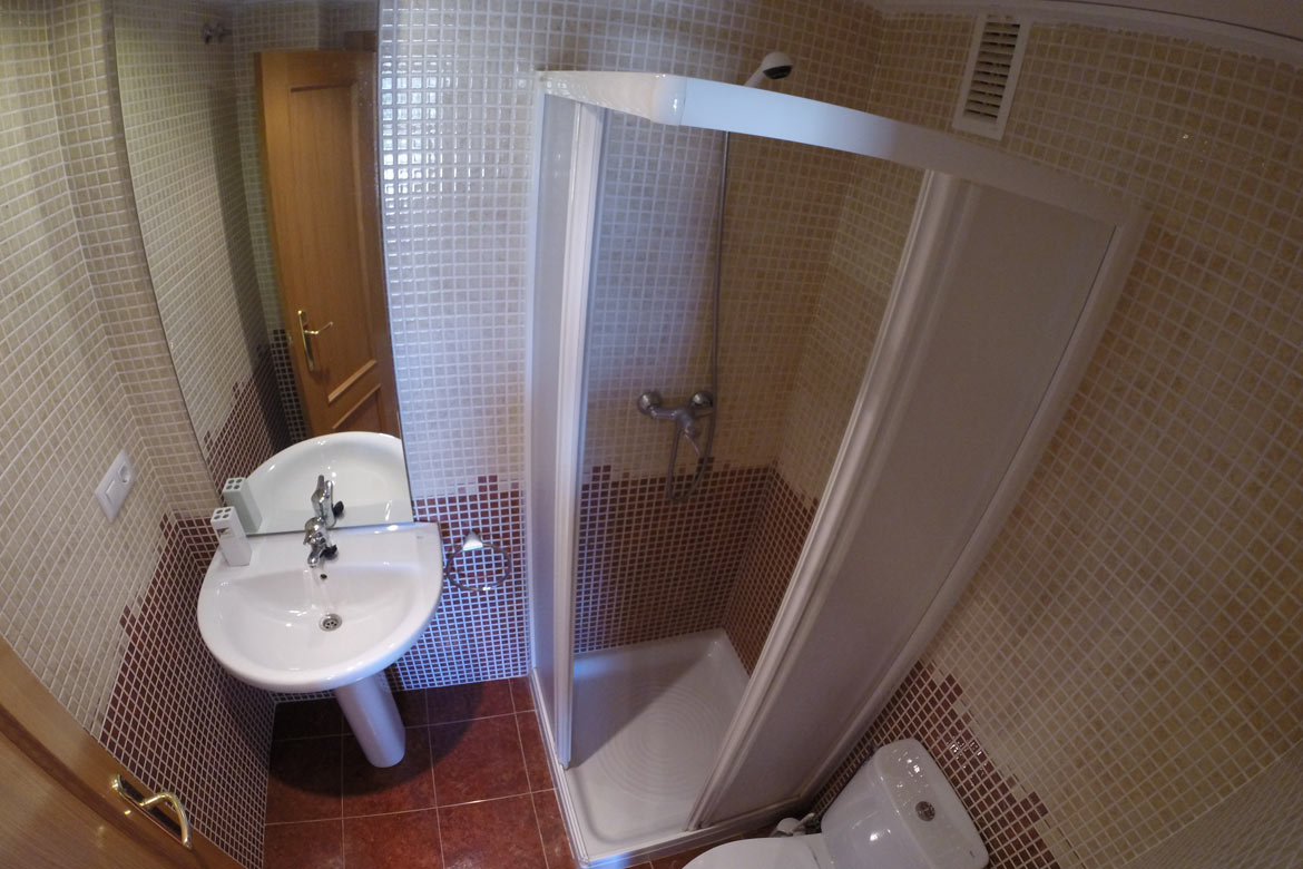 Bathroom of the private apartment in Denia