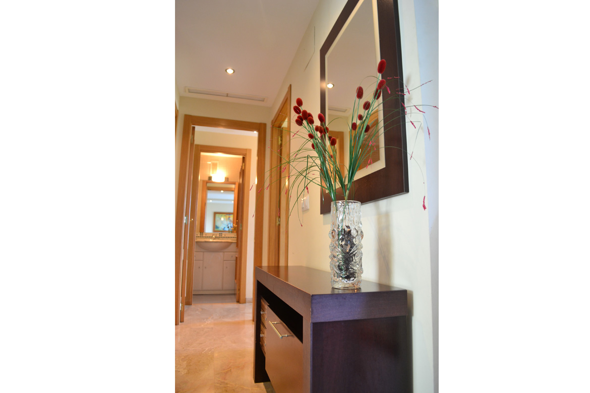 Entrance of the private apartment in Denia
