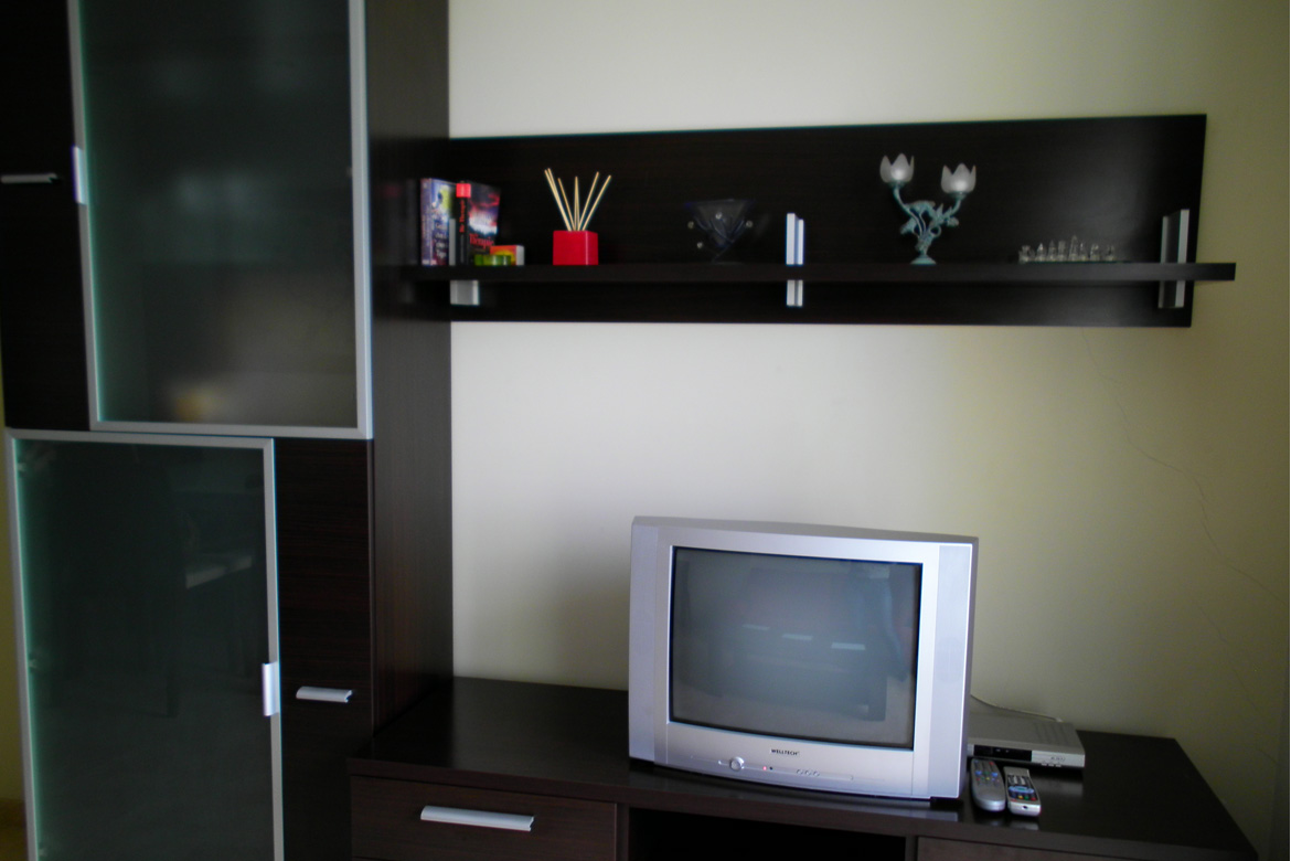 TV cabinet of the private apartment in Denia