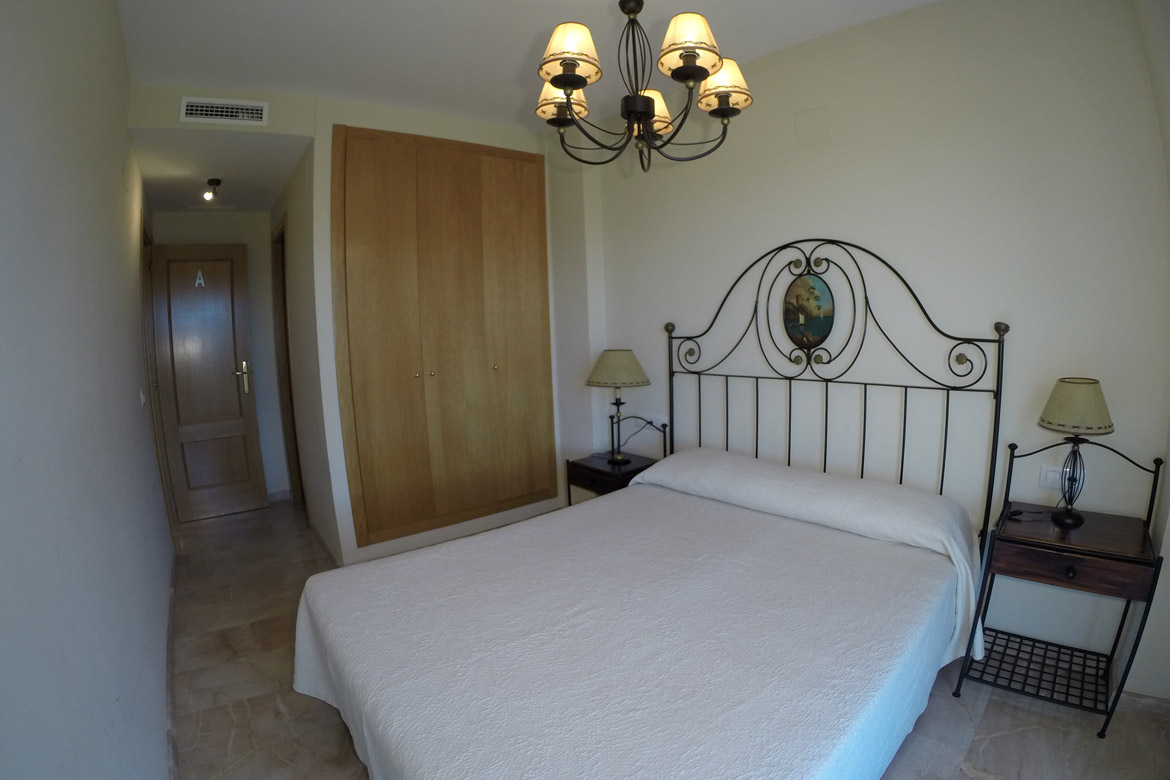 Bedroom of the private apartment in Denia