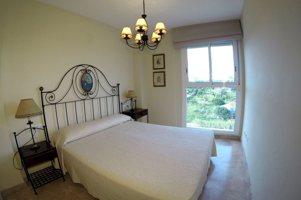 Bedroom of the private apartment in Denia