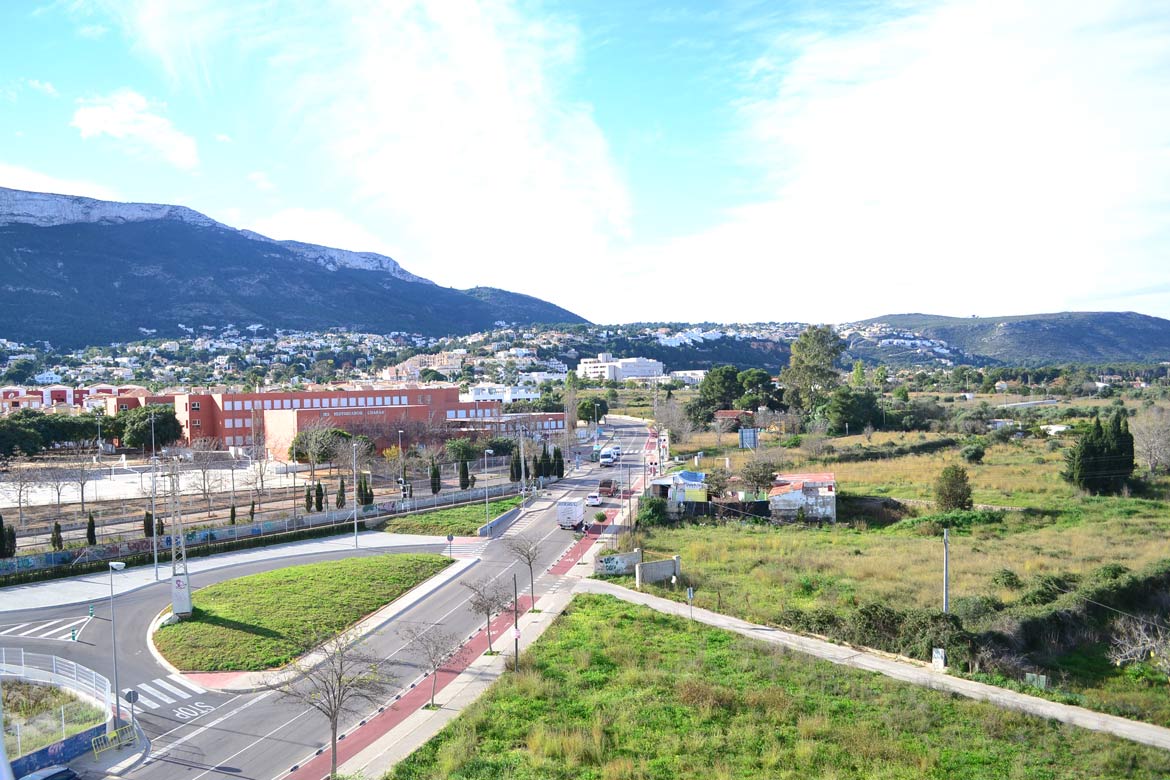 Views of the private apartment in Denia