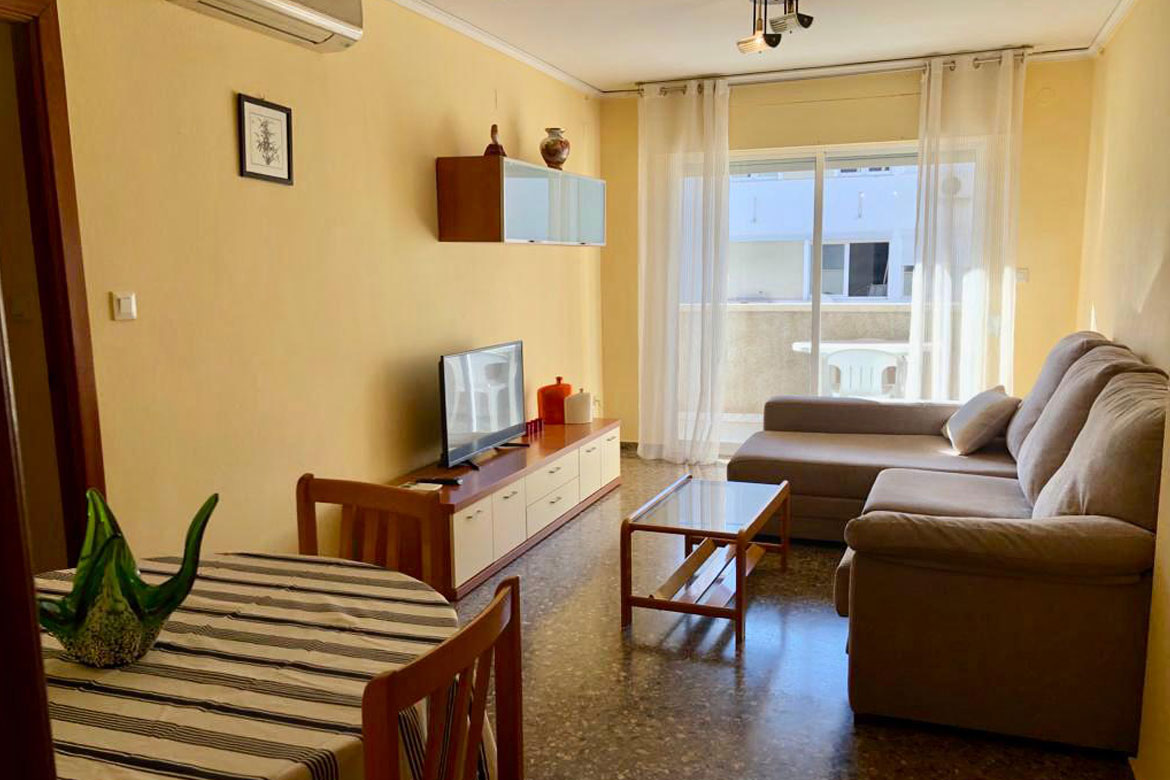 Living room of the private apartment in Denia