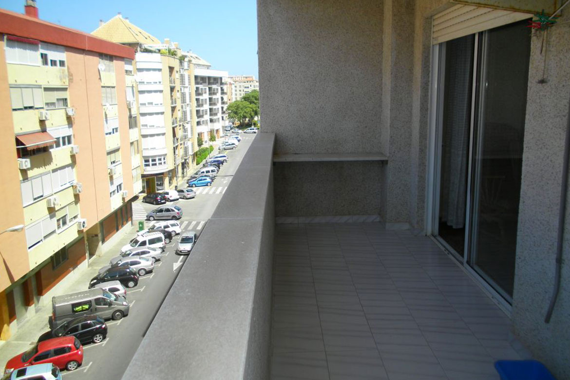 Balcony of the private apartment in Denia