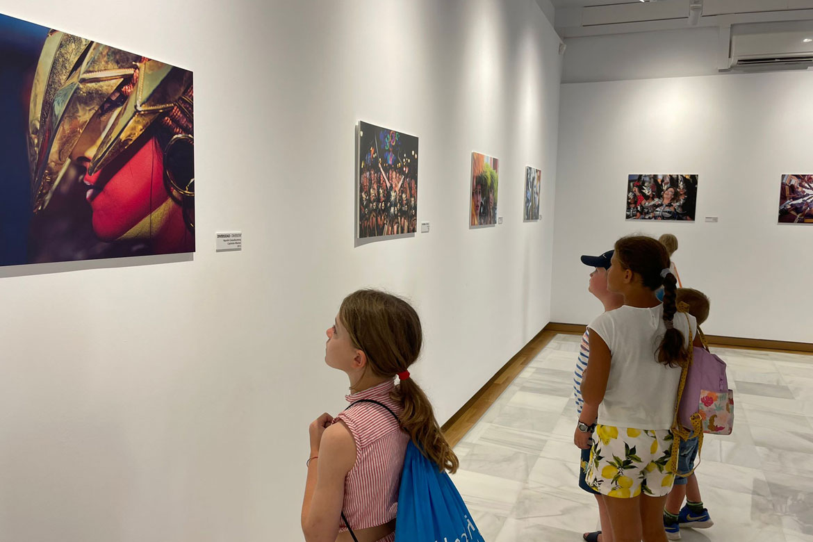 Children visiting Denia's Museum