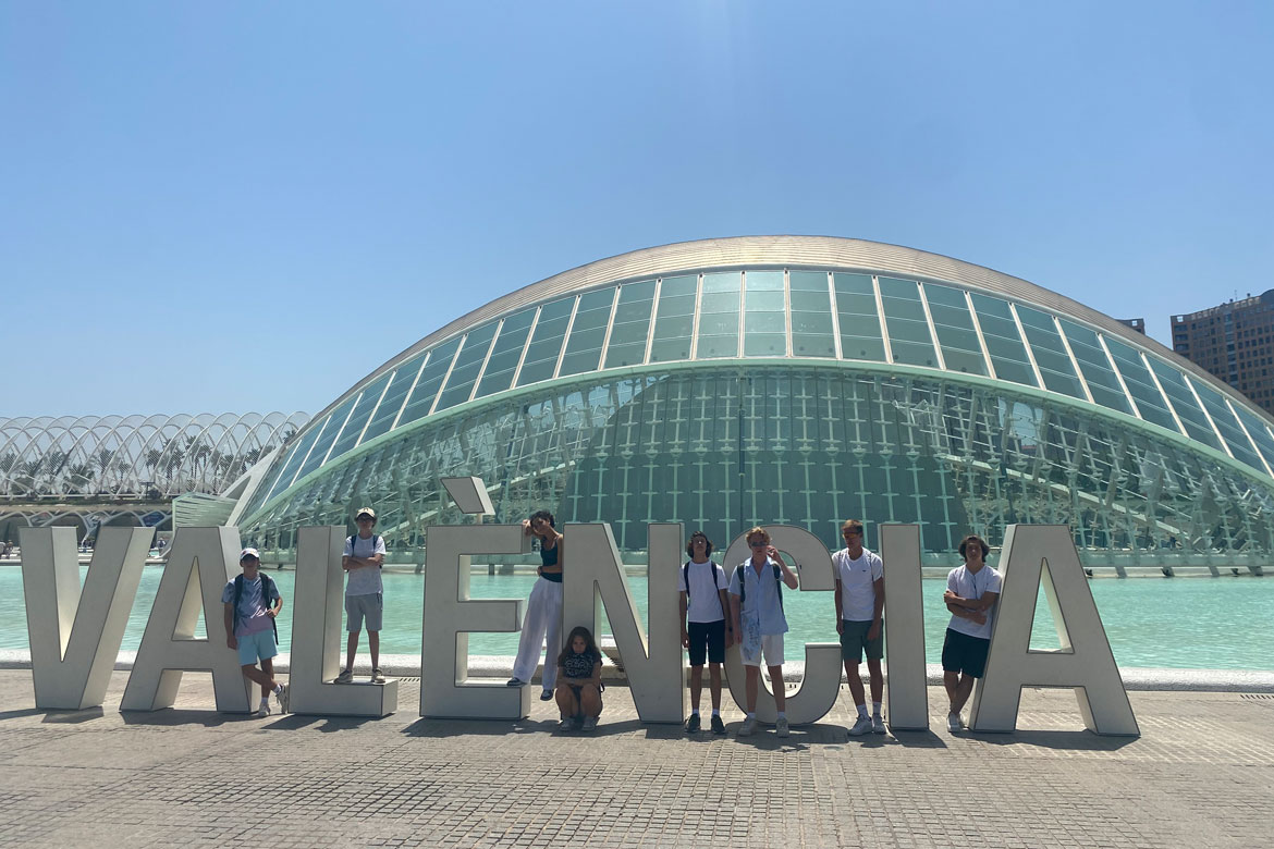 Students of Spanish visiting Valencia