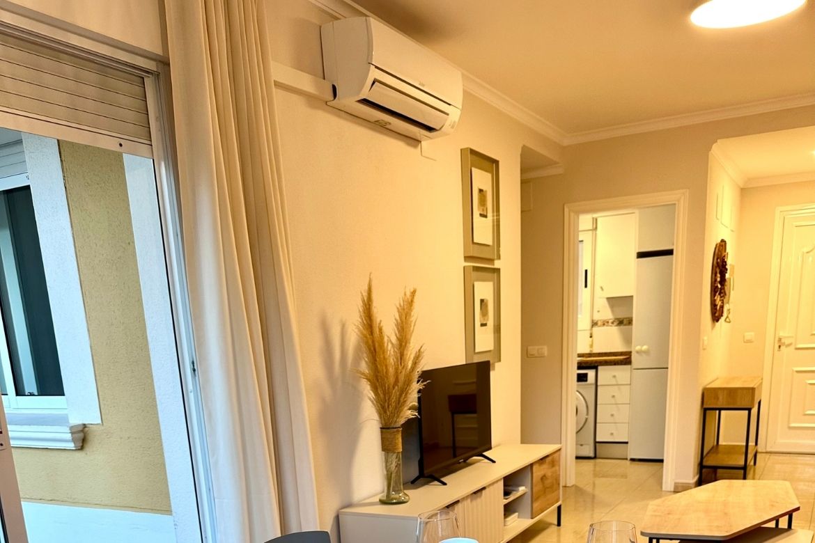 Air conditioning unit of the beach apartment in Denia