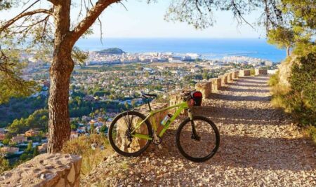 Pistes cyclables à Denia