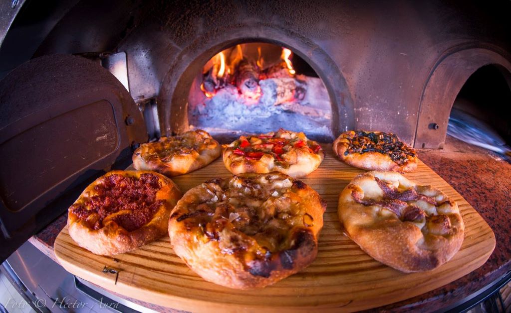 Typical Valencian food ‘cocas’ in Denia