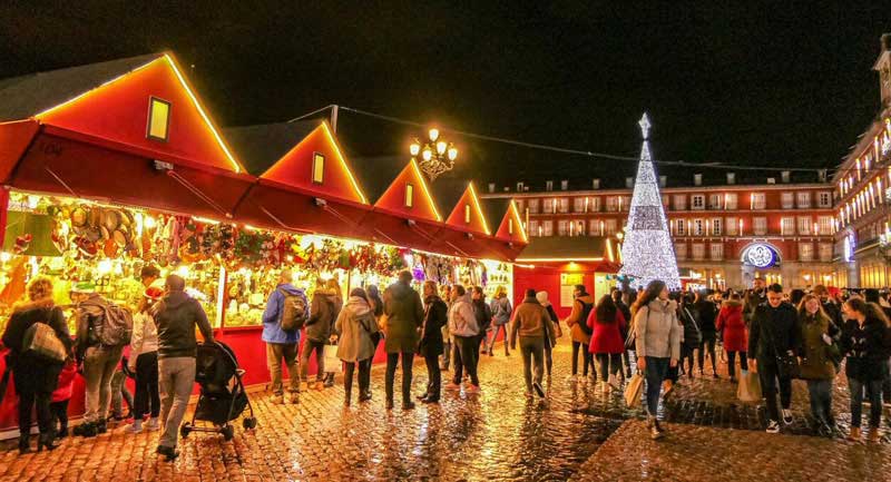 Weihnachtsmarkt in Spanien