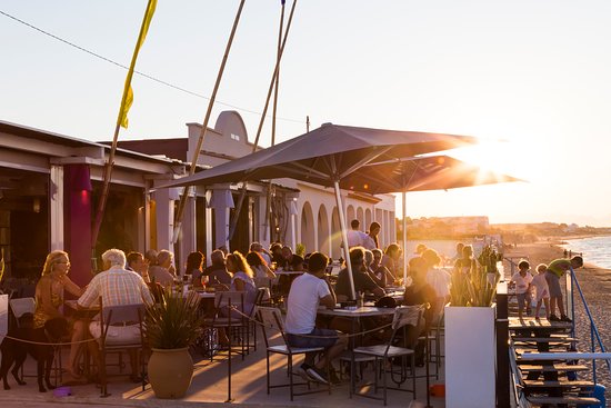 Strandbar Sunshine am Strand von Denia