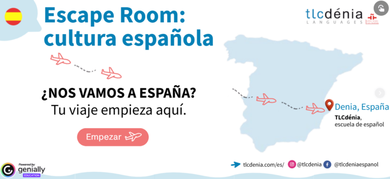 Captura del escape room de cultura española para clase  de español