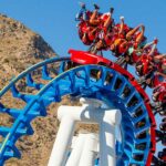 Аттракционы в тематическом парке Терра Митика, Бенидорм, Испания