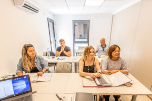 Students studying Spanish in Spain at TLCdénia language school