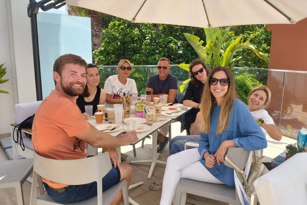 Students at TLCdénia with Spanish student visa