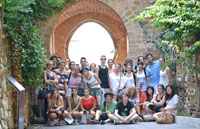 school group in a spanish course